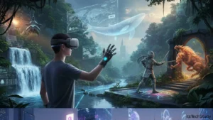 Merging AR, VR, Holograms, and Real Footage into Seamless Environments