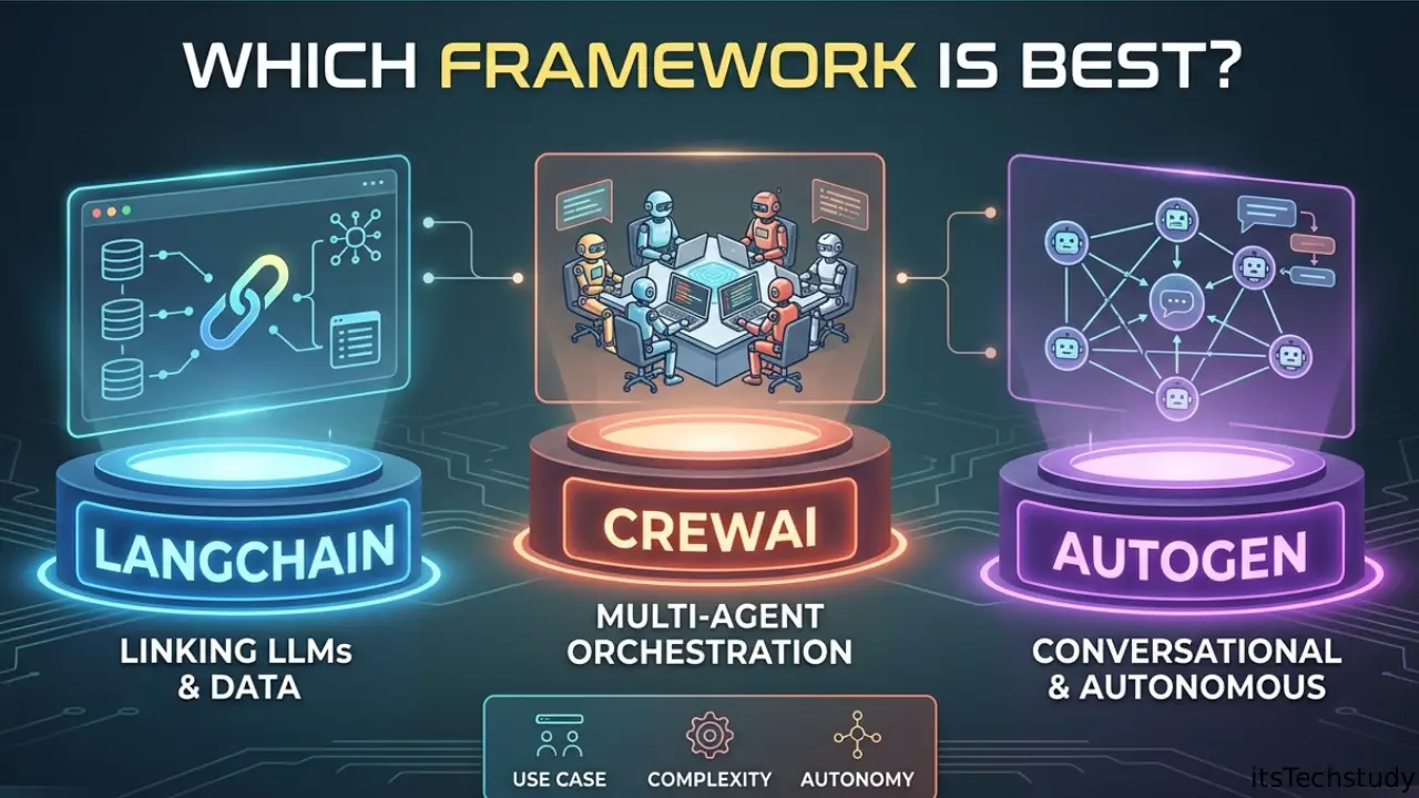 LangChain vs CrewAI vs AutoGen: Which Framework Is Best?